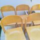 6 vintage stackable chairs from the 80s
