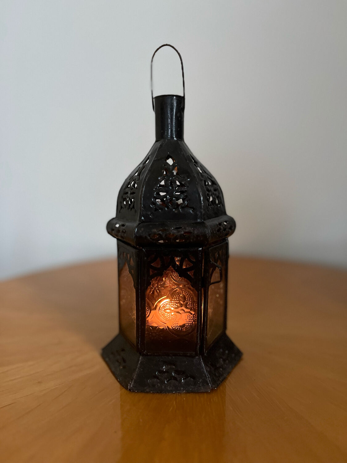 Vintage Moroccan lantern style tealight holder