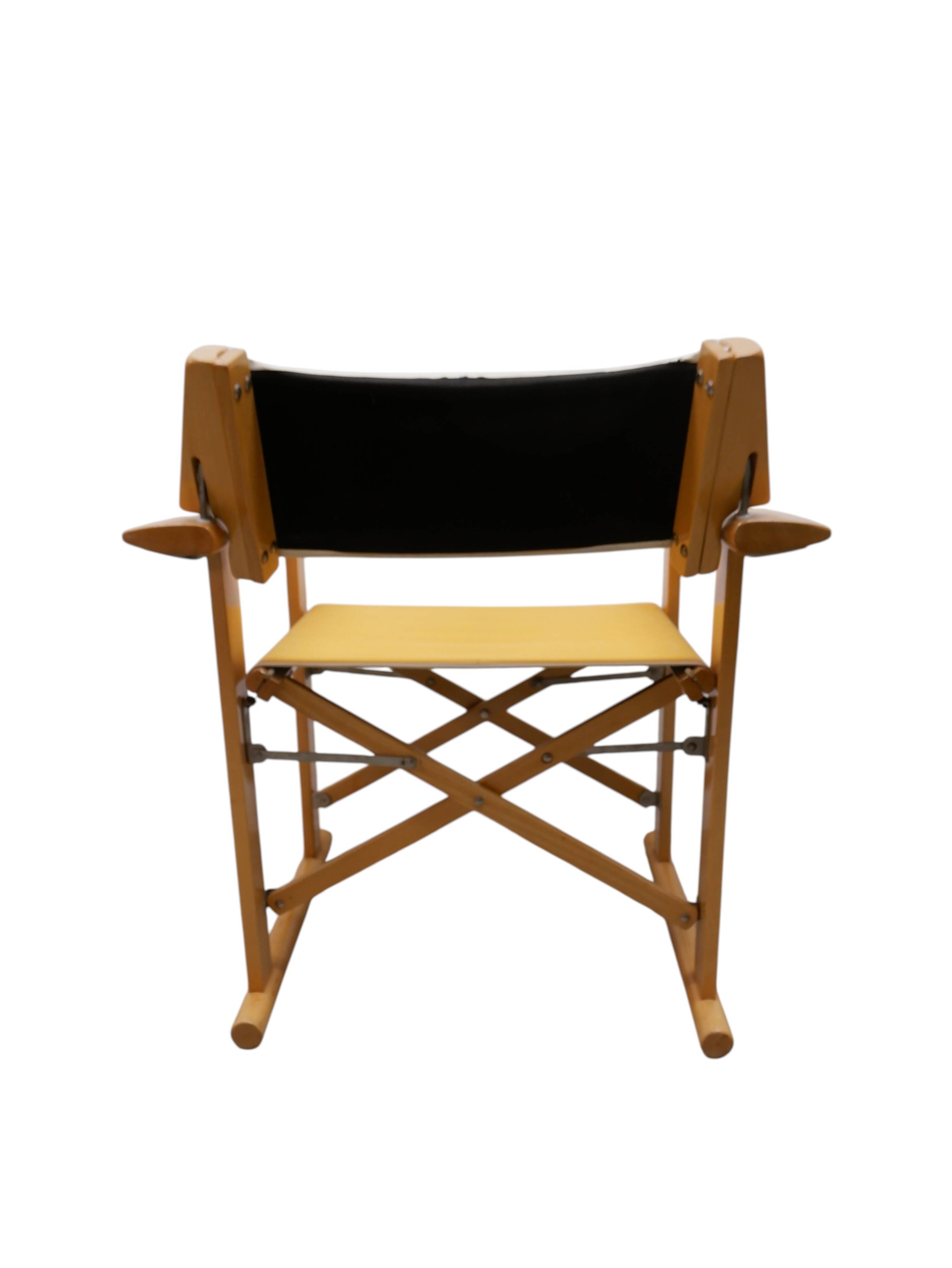Folding armchair by Carlo Hauner for Fratelli Reguitti