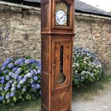 Comtoise clock in cherry style Louis XV period 19th region Fougères.