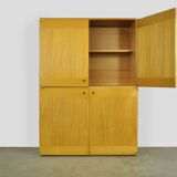 Vintage italian cabinet from the 20th century in beech wood by ibisco, 1970