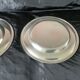 2 large ercuis dishes in silver metal