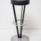 Set of 3 designer bar stools 1980 akaba