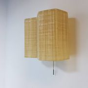 Molecular Double Light Honeycomb Flush Mounts in Fiberglass, 1950s, Set of 2
