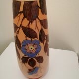 Old vase in colored glass 1