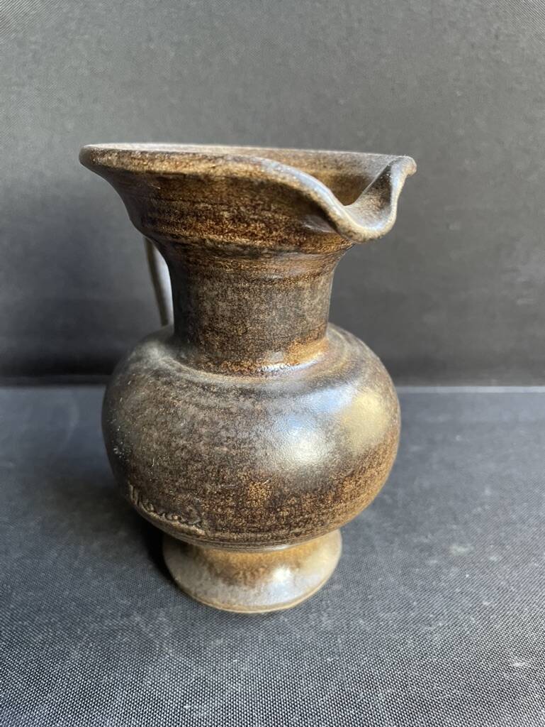 Terracotta pitcher signed Jean Marais - Vallauris