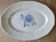 Plat ovale Digoin Sarreguemines  Roses bleues