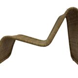 Vintage Ikea Hestra Wicker Lounge Chair 80's Design