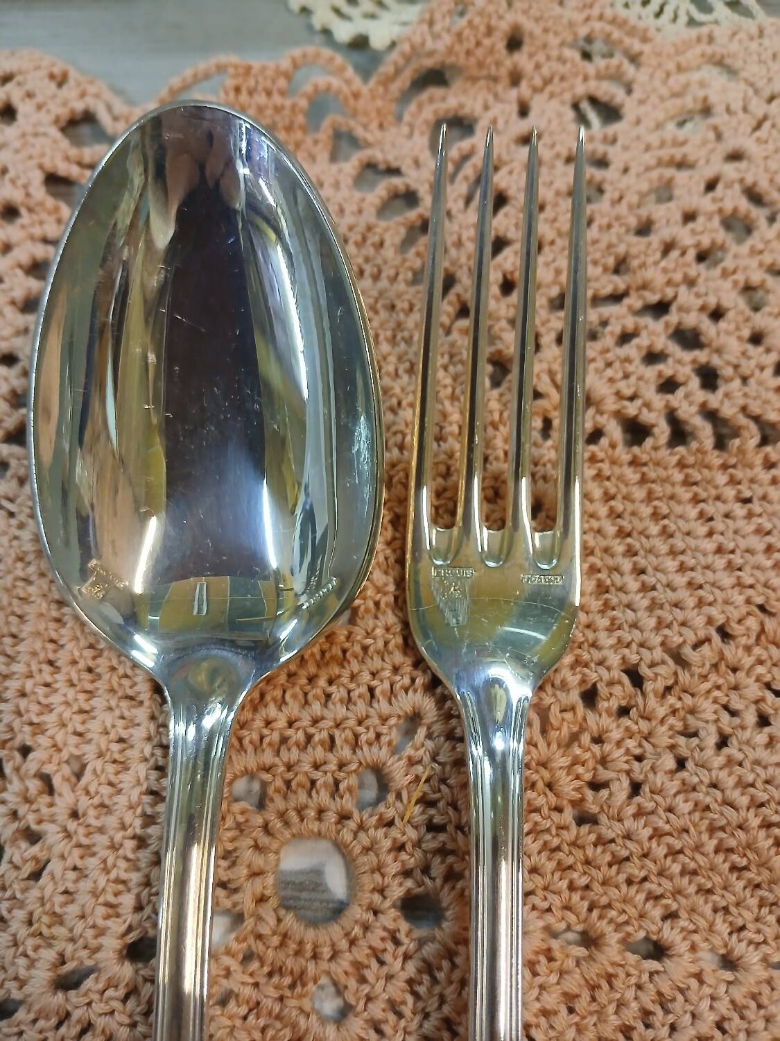 5 pairs of silver-plated cutlery