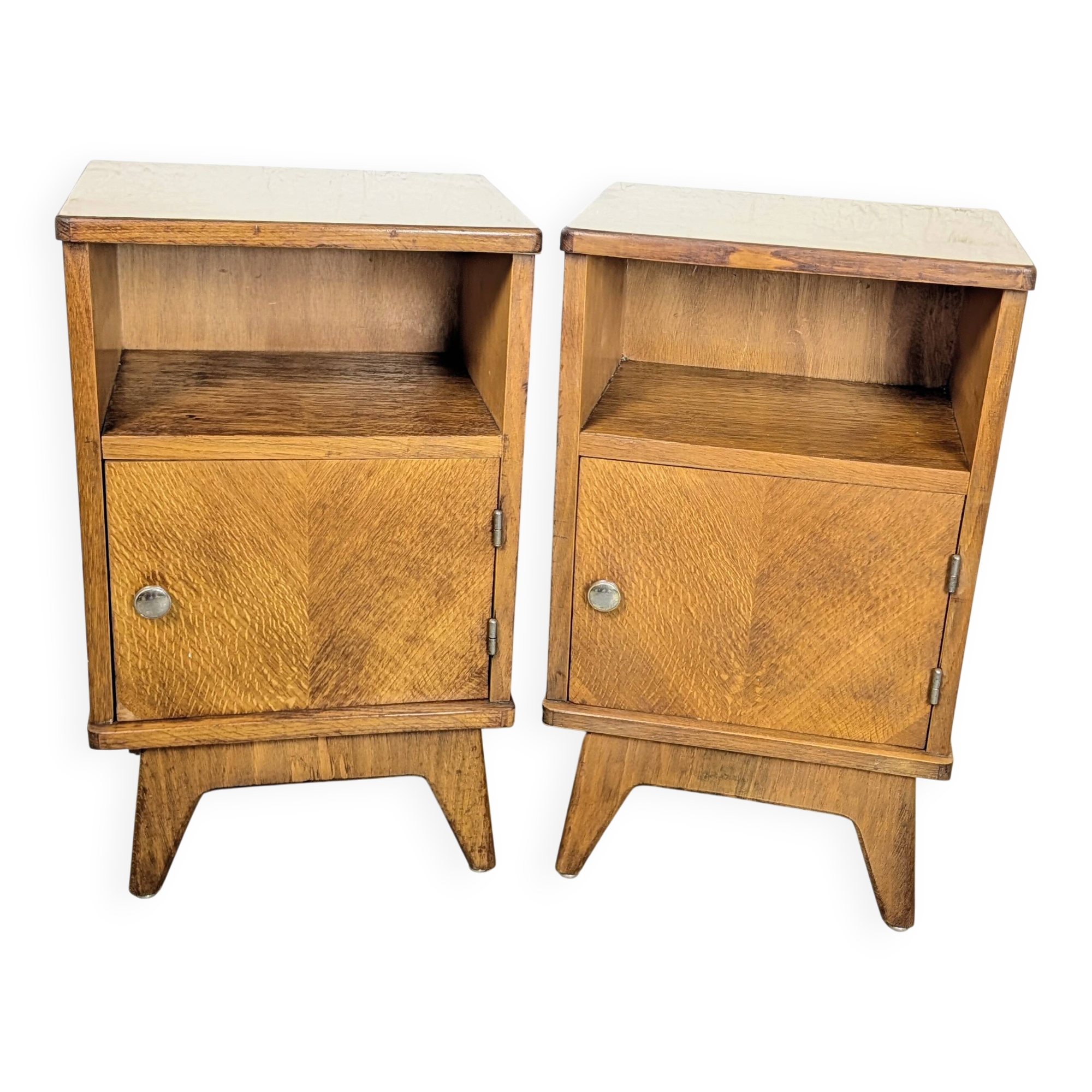 Pair of vintage bedside tables
