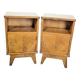 Pair of vintage bedside tables