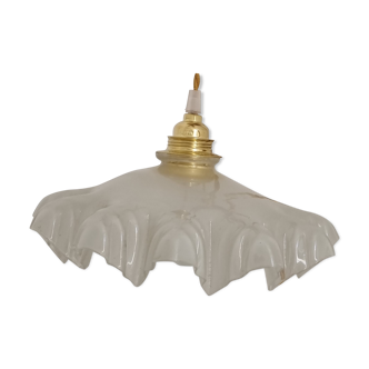 Balladeuse suspension opaline art deco