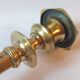 Antique bronze candlestick, 19th century, torch holder, candelabrum.