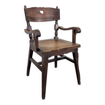 Brutalist armchair