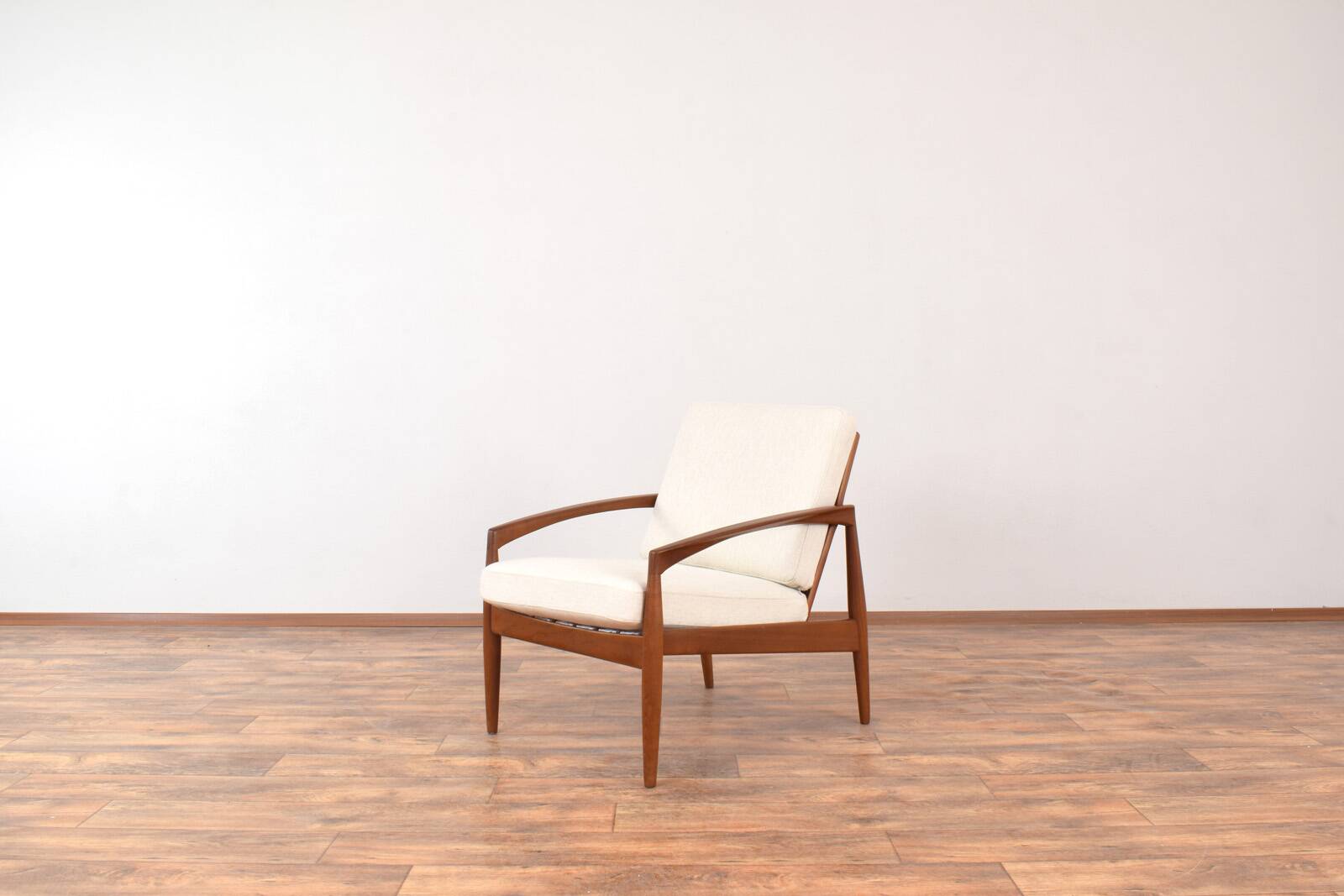Teak Paper Knife Lounge Chair by Kai Kristiansen for Magnus Olesen, 1960s