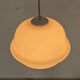 Suspension lamp "derby" in triplex opal glass – karel volf, osvě