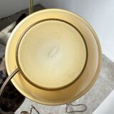 Czechoslovakian Art Deco opaline table lamp