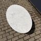 Original Knoll Tulip Oval Coffee Table Eero Saarinen Arabescato matte 107x70
