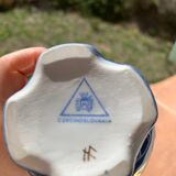 Small porcelain vase Royal Dux Bohemia Czechoslovakia 1950 Art Nouveau