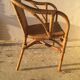 Paire de fauteuils en rotin