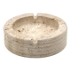 Cerri Nestore round Italian ashtray in travertine, 1970s