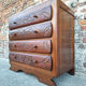 Art Deco commode, vintage antique piece with marble top.