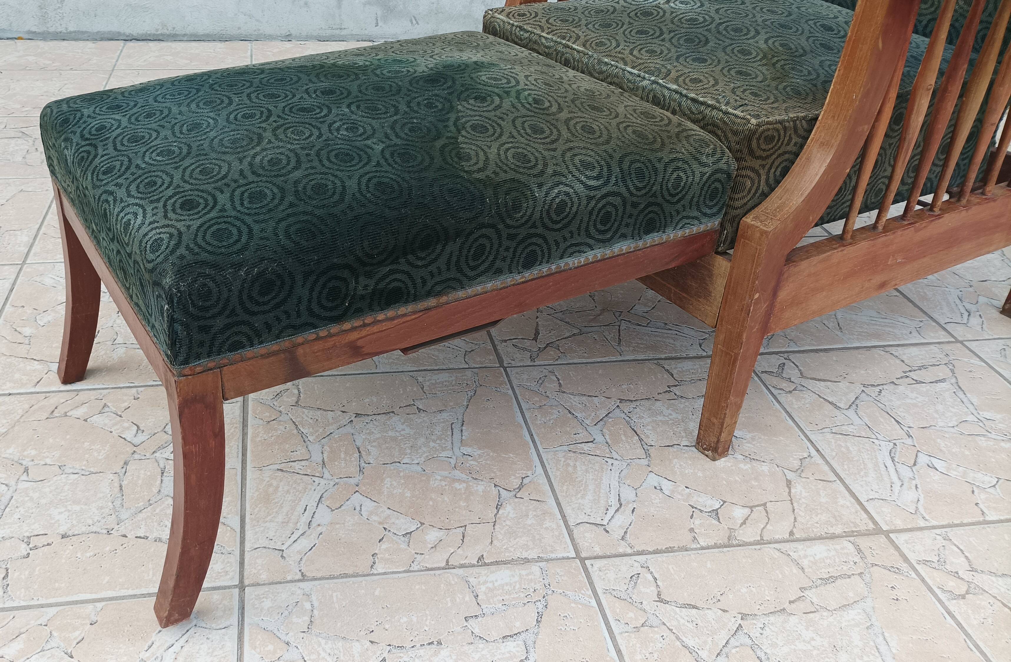 Fauteuil Morris en hêtre Art & Craft