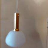 Suspension design opaline blanche