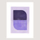 Abstract painting on paper 30x40 signed eawy