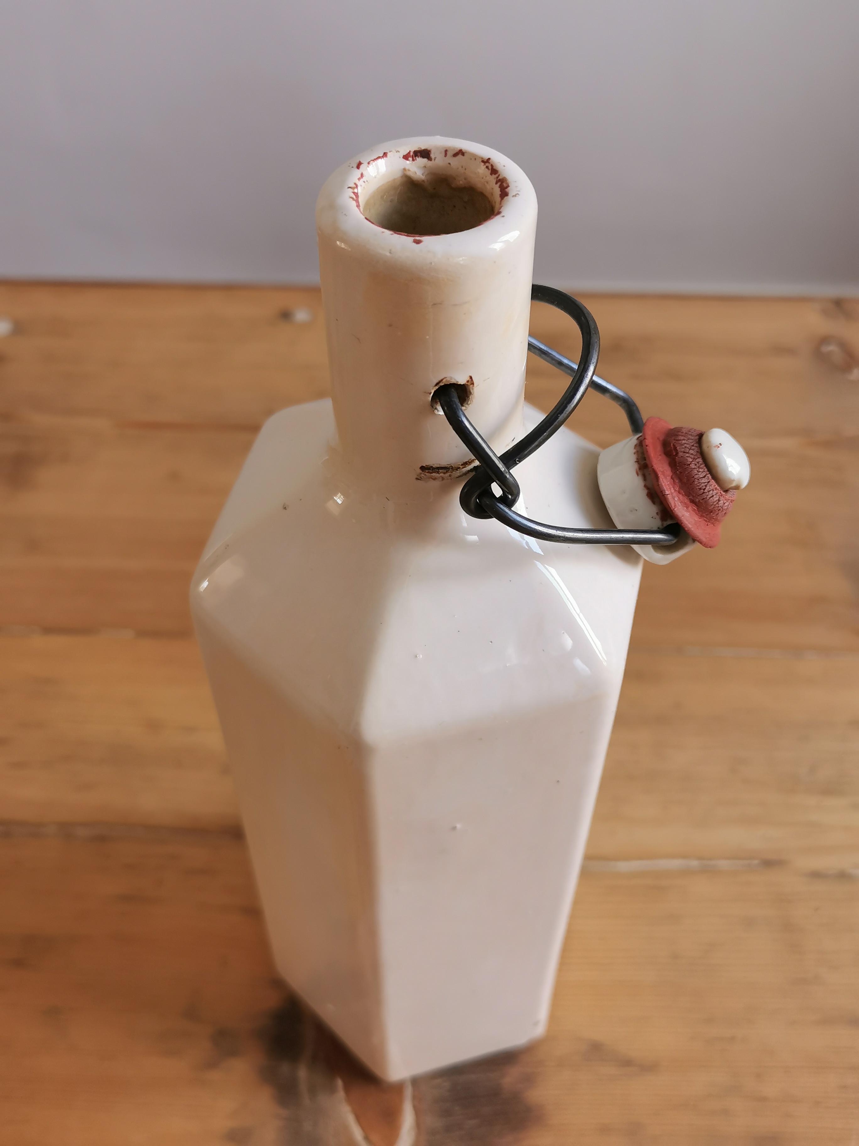 Hexagonal sandstone bottle