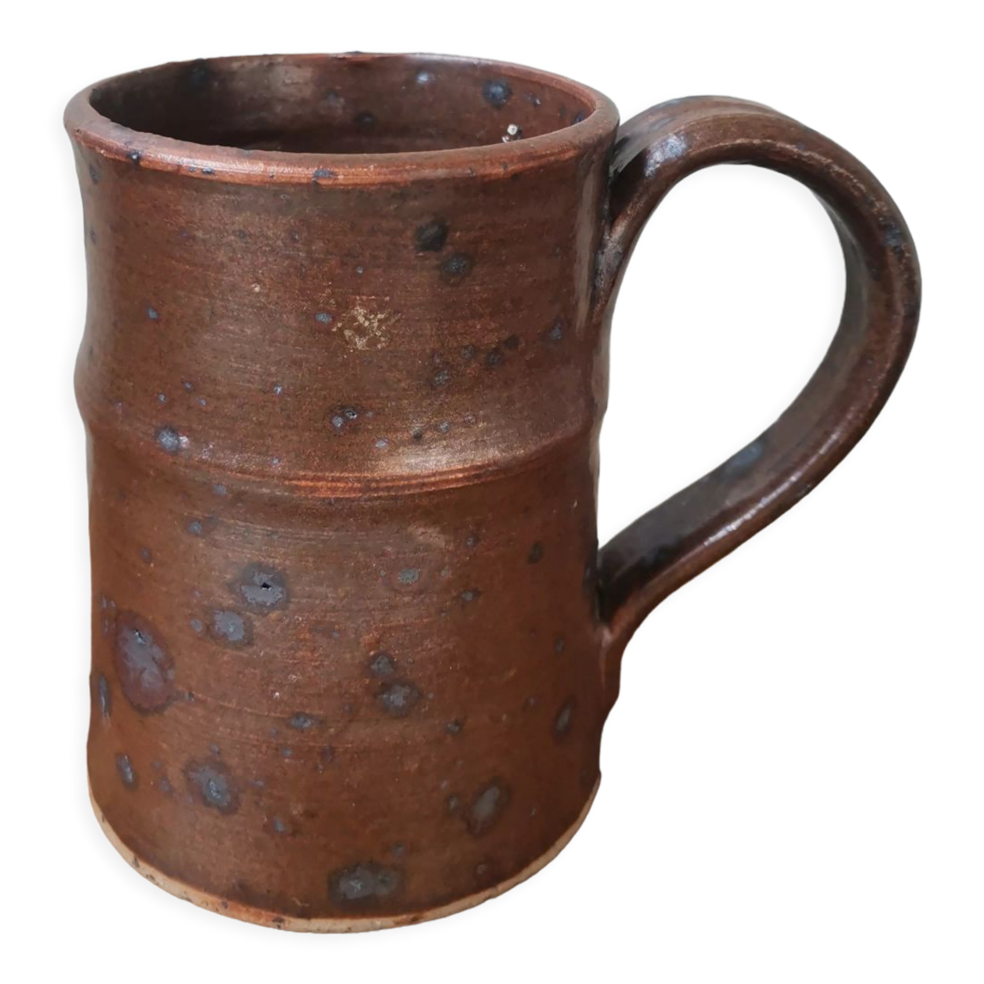 Tasse en grès vintage signée
