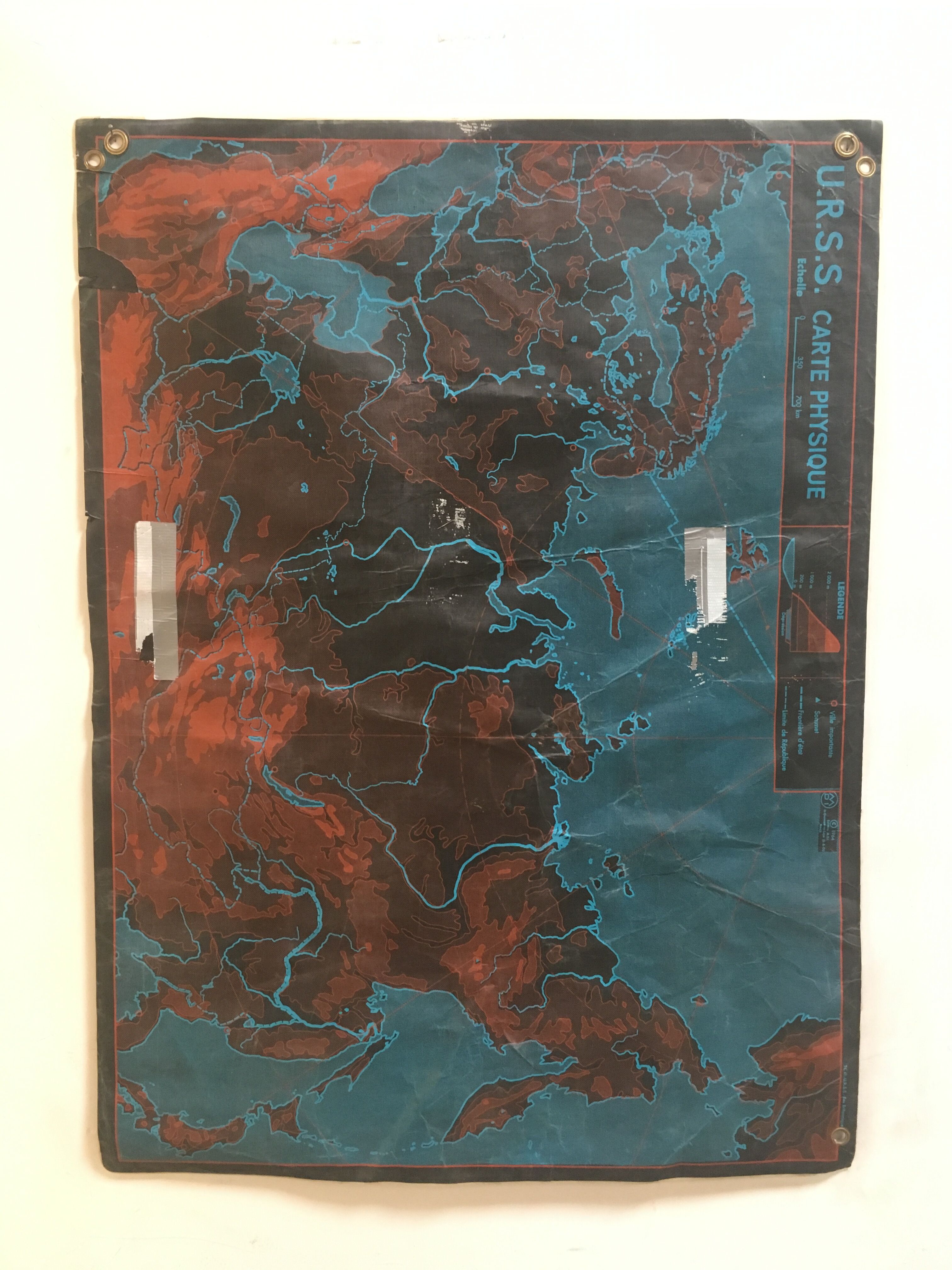 Carte pédagogique des Iles Britanniques