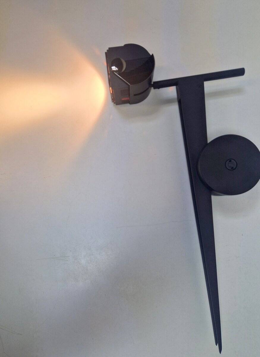 Postmodern Metal Wall Spot Lamp from Debsch Aster, Italy, 1980s