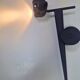 Postmodern Metal Wall Spot Lamp from Debsch Aster, Italy, 1980s