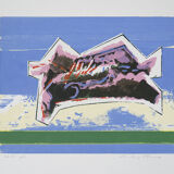 Color Lithography on Fabriano Paper by Hardy Strid, 1950s