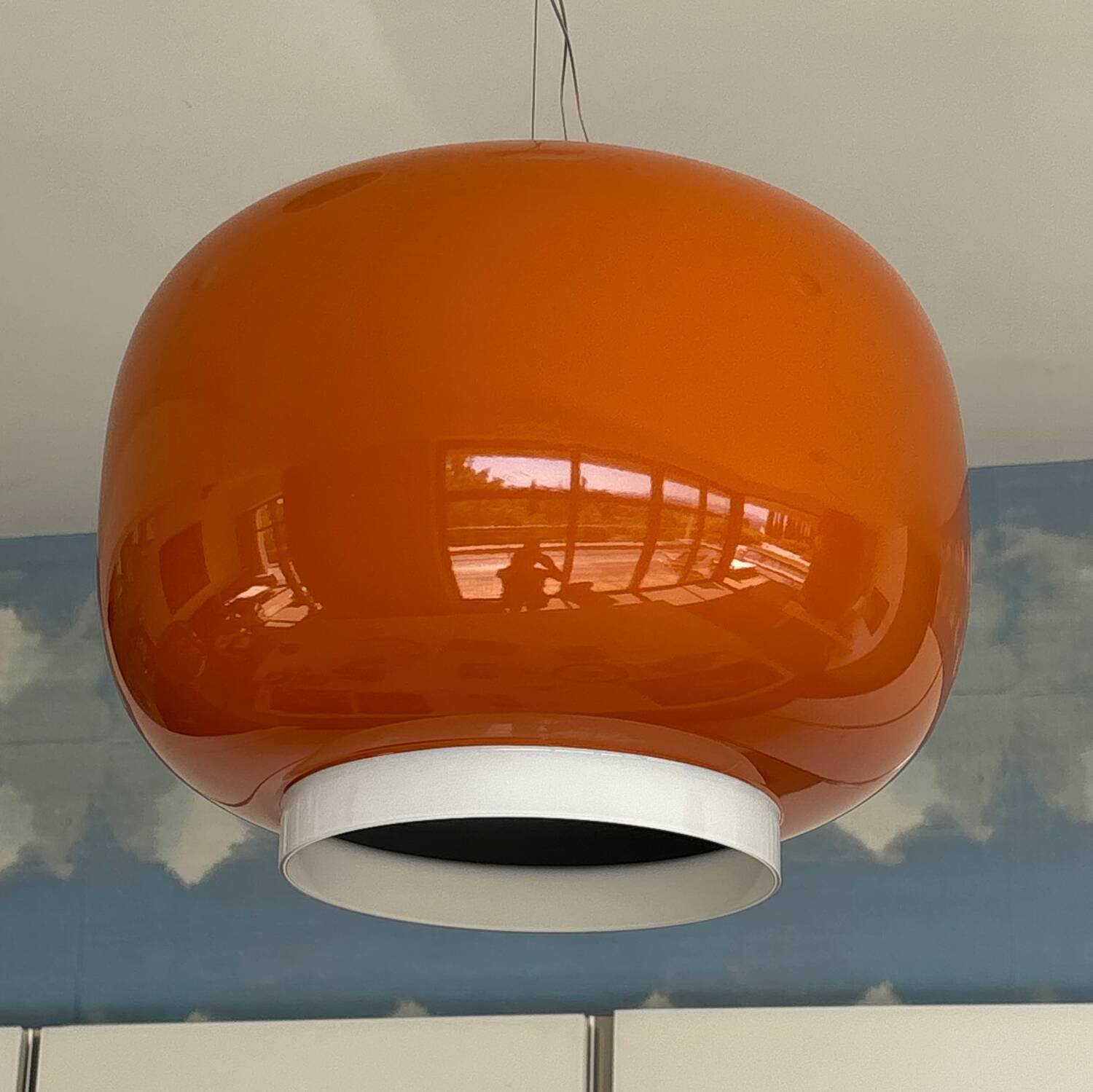 Foscarini Chouchin 1, 2 & 3 glass pendant lamps