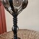 Lampe fer forgé art déco