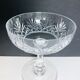 6 Champagne glasses in cut crystal from Saint Louis
