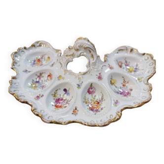 Dresden porcelain egg dish