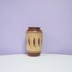Brown & beige West Germany vase