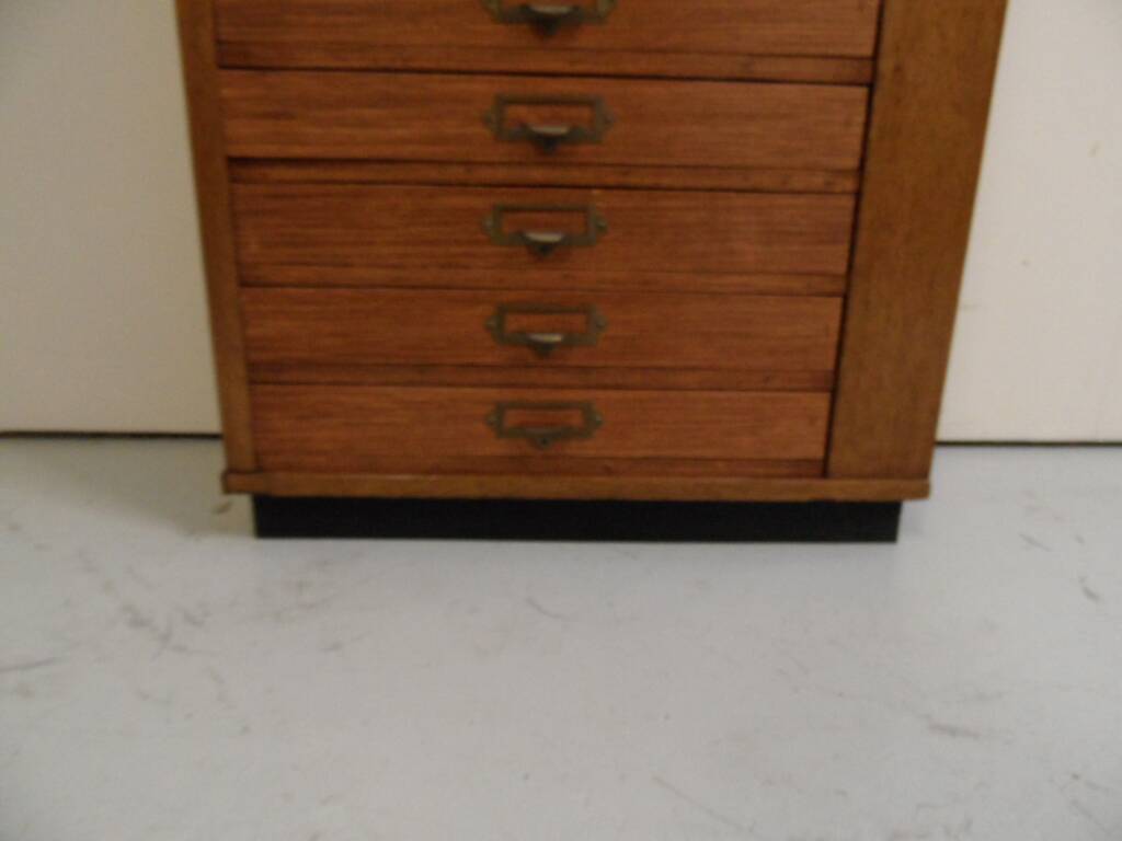 Vintage haberdashery cabinet
