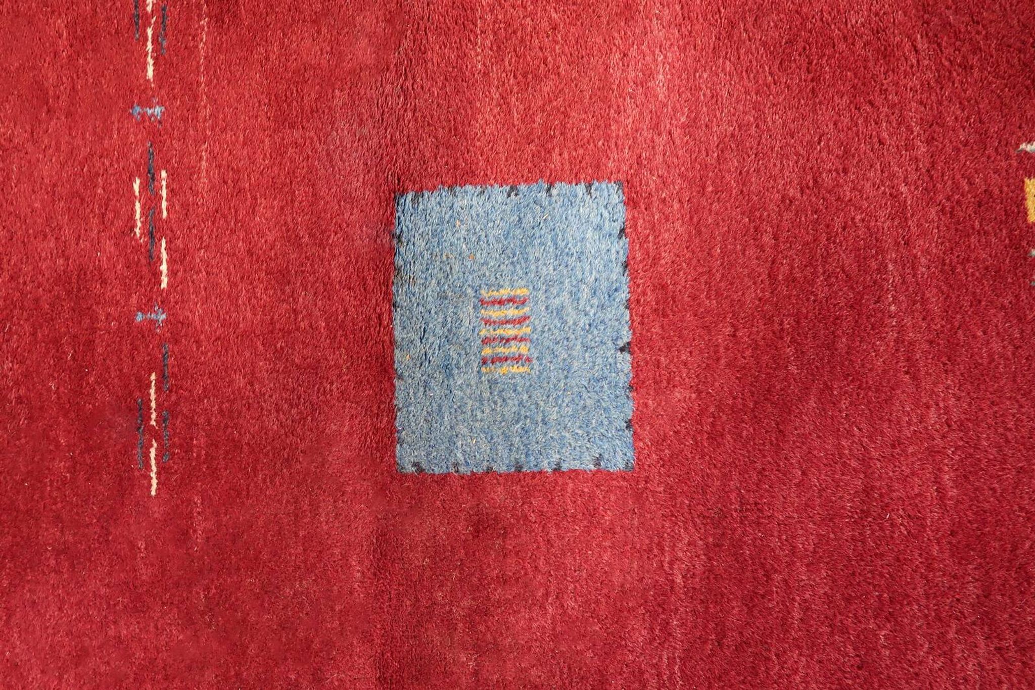 Tapis Gabbeh persan vintage en laine fait main – 143 x 202 cm - 1C1037
