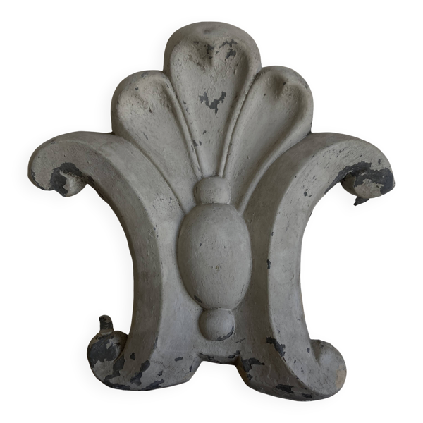 Bas relief feuille d'acanthe néo classique 19e — Beyit