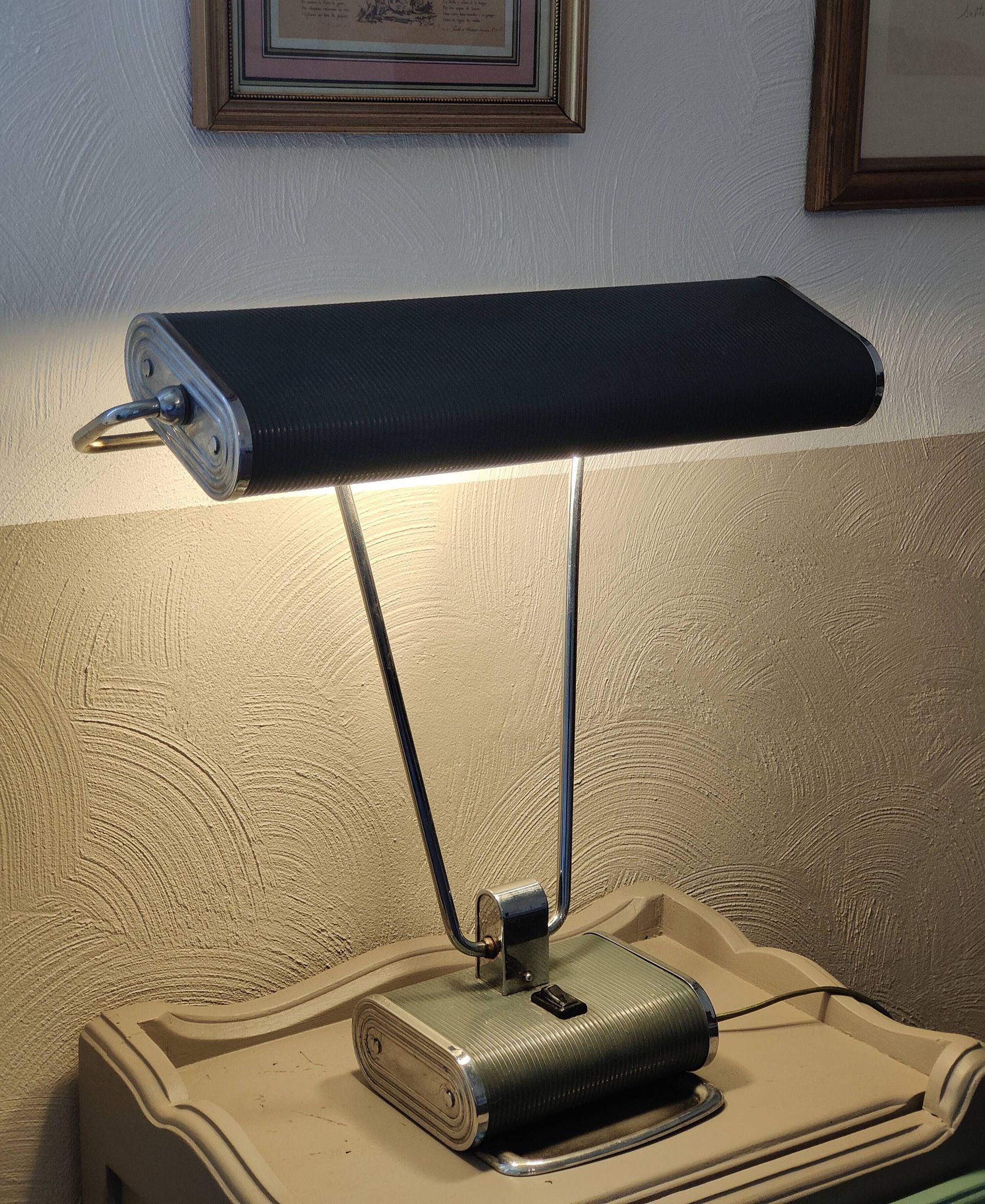 Jumo lamp Grey-green color N71, edition circa 1950