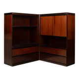 Coppia di Armadietti e Bar "S11" di Angelo Mangiarotti per Sorgente dei Mobili