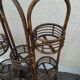 Screen / Vintage plant holder in rattan or bamboo