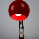 Mid-century red table lamp