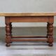 Early 20th century Danish Baroque coffee table solid oak