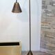 Brass Floor Lamp by Jacques Adnet for Valenti 1960s