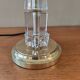 Adnet Art Deco style lamp, glass and brass